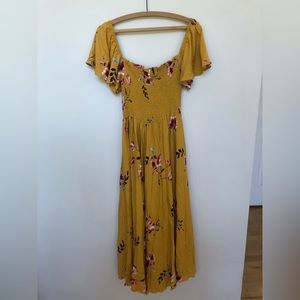 Sunday Mi Amor yellow floral dress